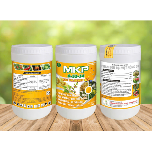 MKP 0-52-34  1kg/hủ