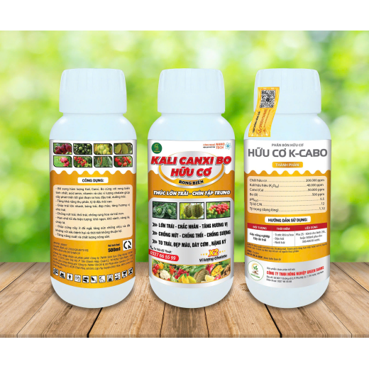Kali Canxi Bo Hữu Cơ  500ml/chai